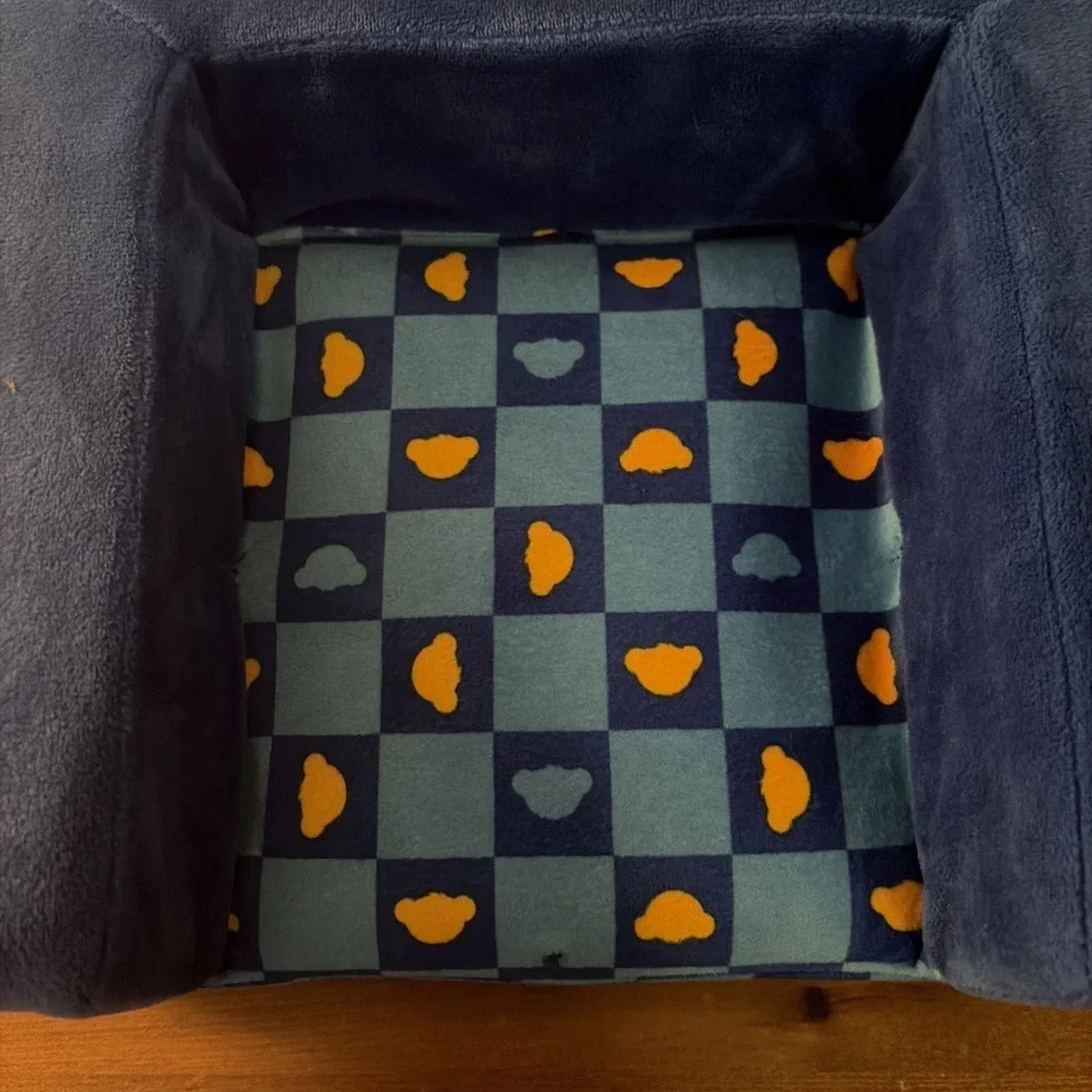 Blue Bear medium convertible stuffed chair plush for kids 14-24